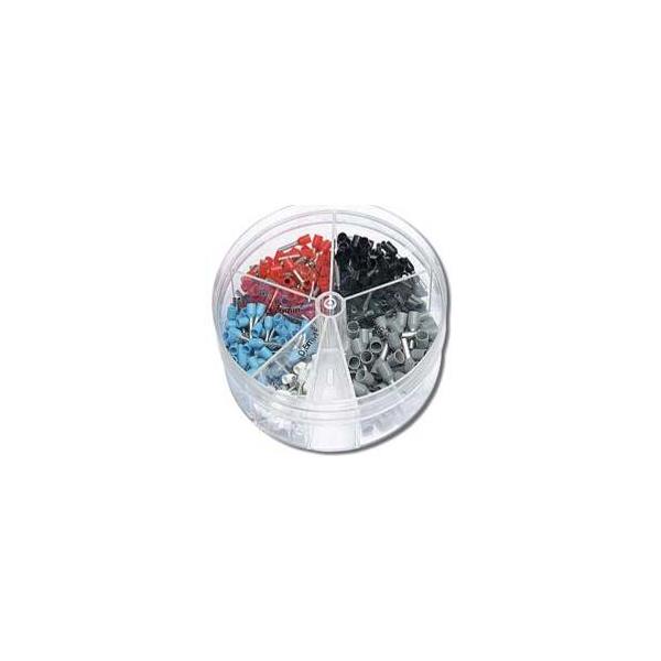 11012001 Elematic  Insulated Copper Terminals Box Dispenser EB1T Assortment 0,5-2,5mm Colour "T"